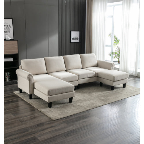 COOLMORE Accent Living Room Sofa Sectional