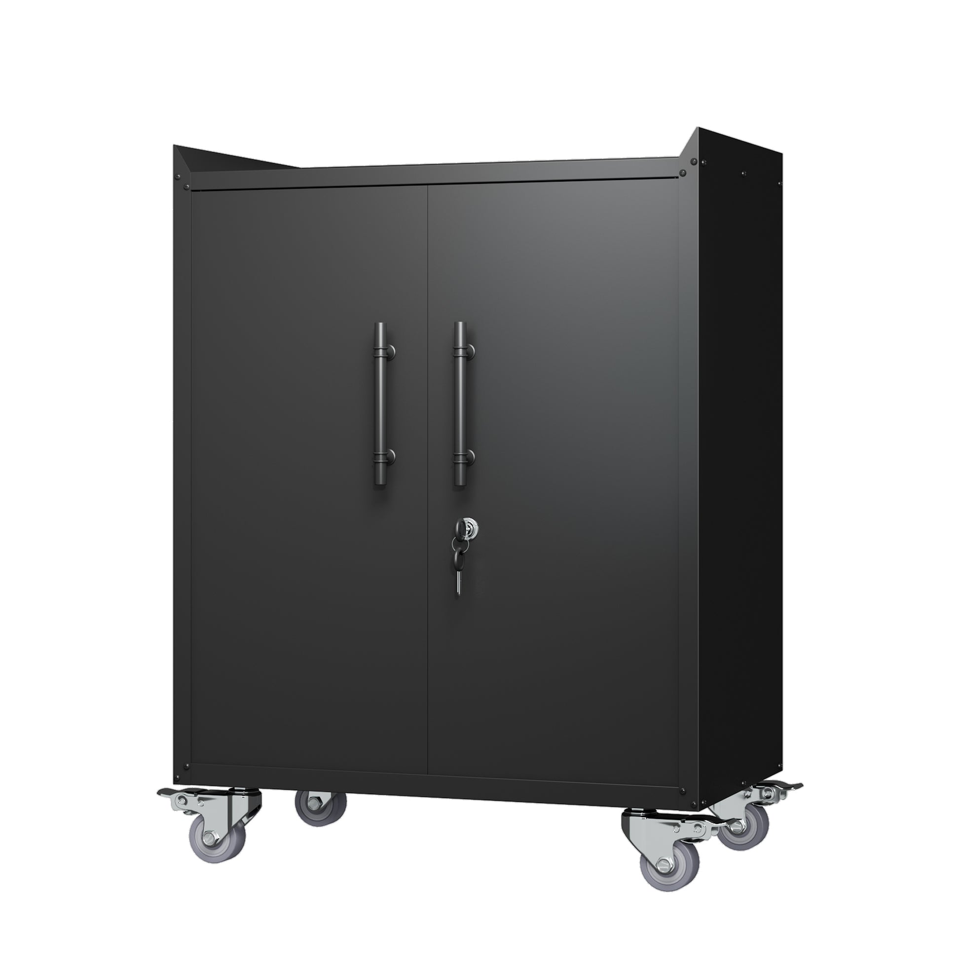 2 Door Tool Cabinets Lockable with Wheels