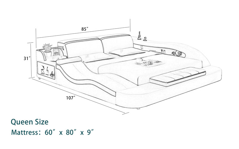 Ultimate Smart Multifunctional Bed