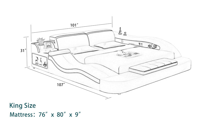 Ultimate Smart Multifunctional Bed