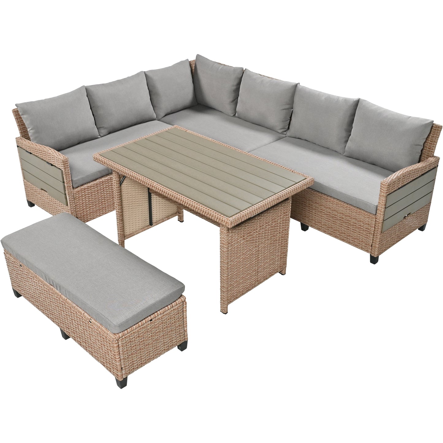 5-Piece Outdoor Patio Sofa Sectional