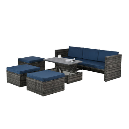 Patio Outdoor Furniture, Seasonal 5 Set, Coffee Table