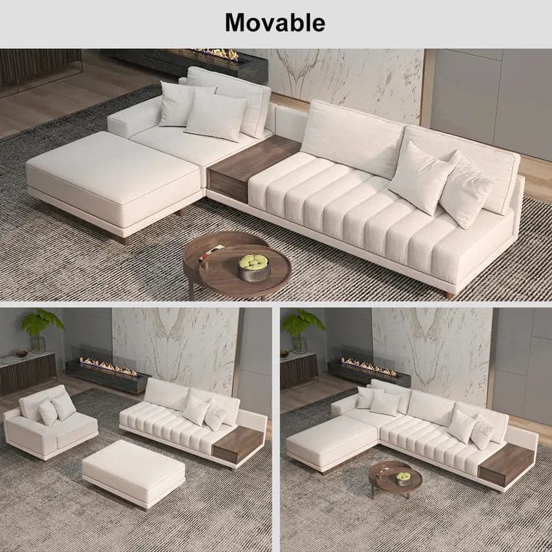 Modular Sectional Sofa with Chaise & Ottoman