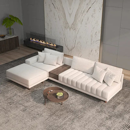 Modular Sectional Sofa with Chaise & Ottoman