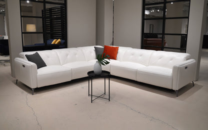 Leather Recliner Sectional Sofa