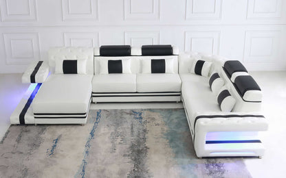 Tion Modern Sectional Sofa with LED Light