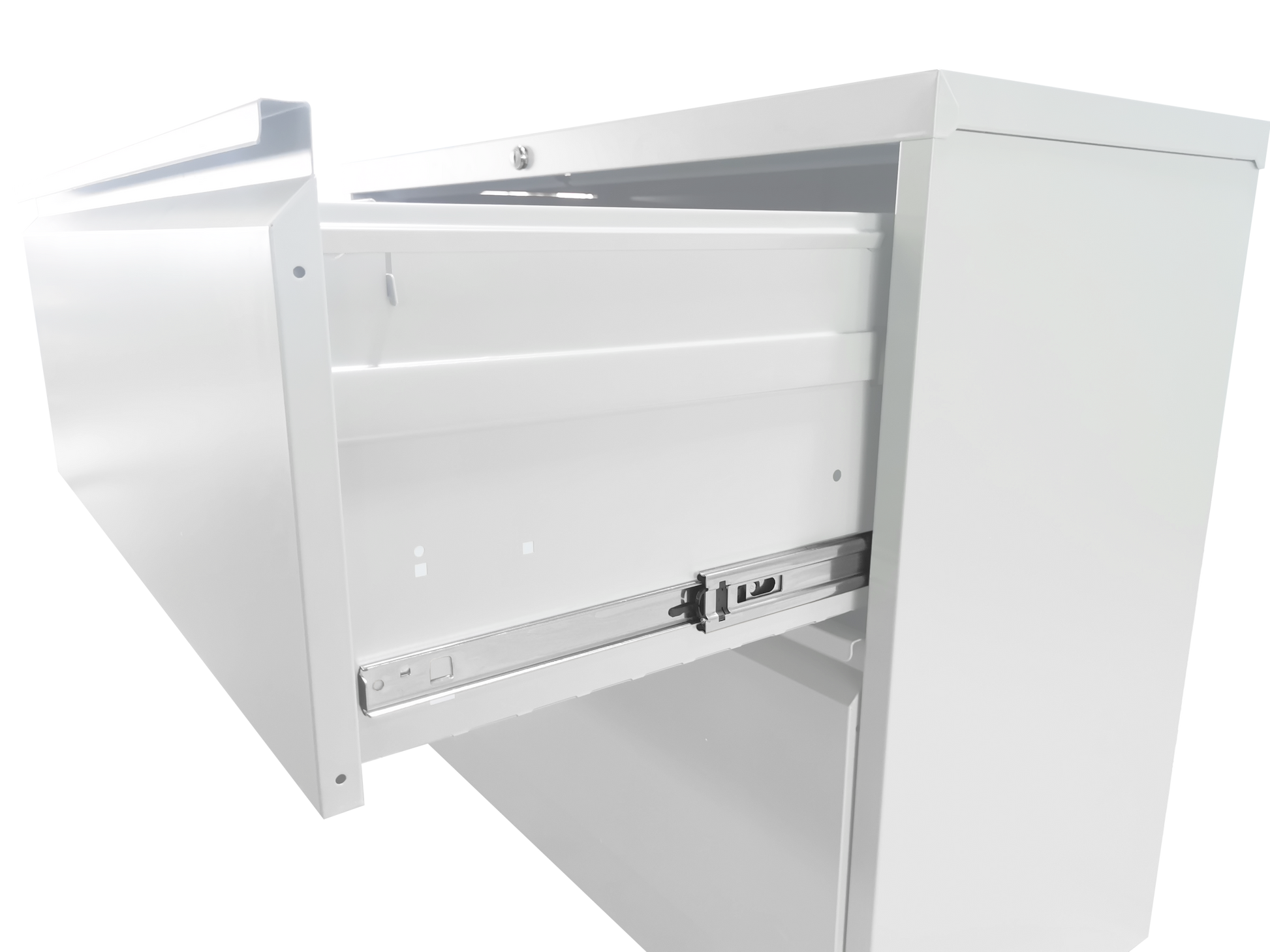File Cabinet 3 Drawer, White Filing Cabinet Lockable Home Office