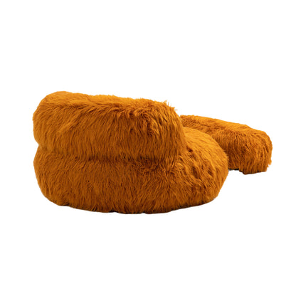 COOLMORE Bean Bag Chair Faux Fur Lazy Sofa