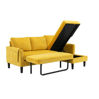 UNITED WE WIN Sectional Sofa Reversible with Storage Chaise