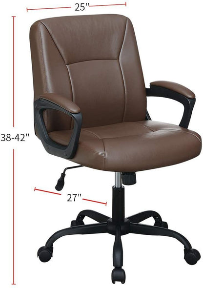 Office Chair Upholstered Seat back Adjustable Chair Comfort