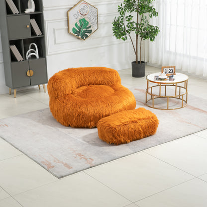 COOLMORE Bean Bag Chair Faux Fur Lazy Sofa