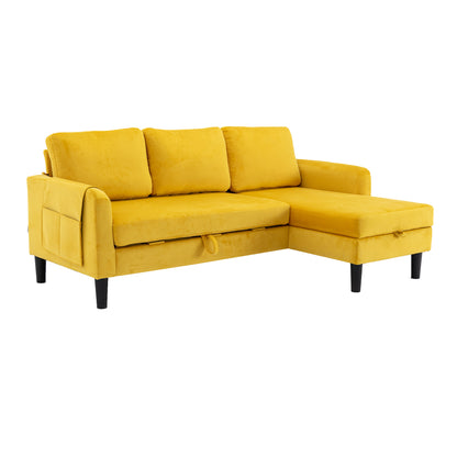 UNITED WE WIN Sectional Sofa Reversible with Storage Chaise