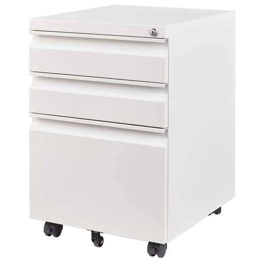 Mobile File Cabinet with Lock, for Home Office