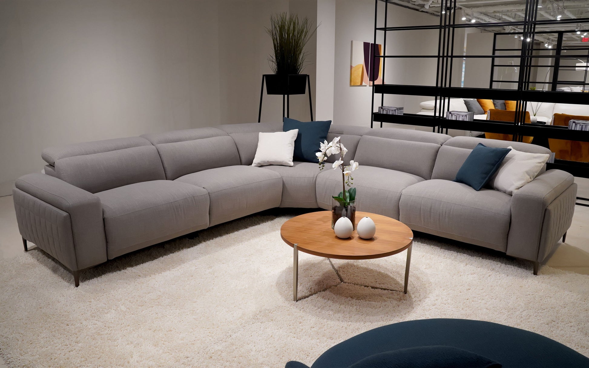 Modern Sectional with Recliner