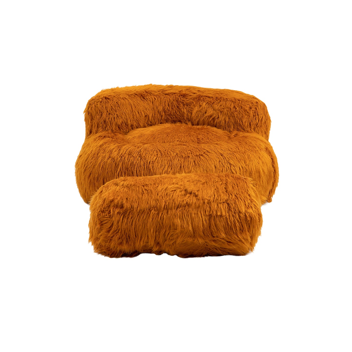 COOLMORE Bean Bag Chair Faux Fur Lazy Sofa