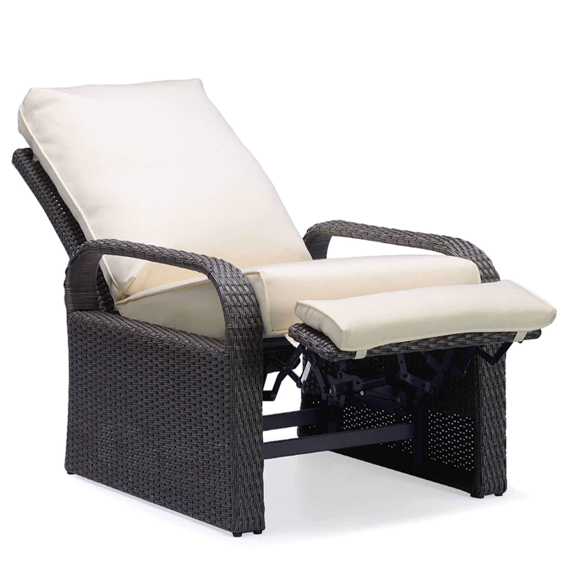 Outdoor Garden Recliner, Automatic Adjustable All Weather