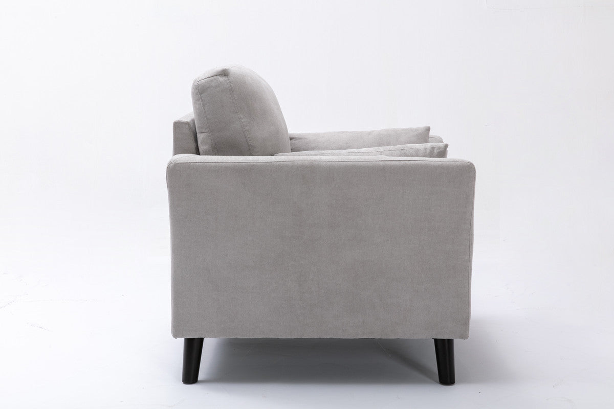 Damian Velvet Sofa Loveseat Chair Living Room Set