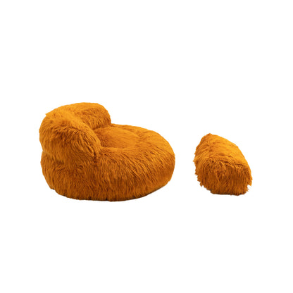 COOLMORE Bean Bag Chair Faux Fur Lazy Sofa