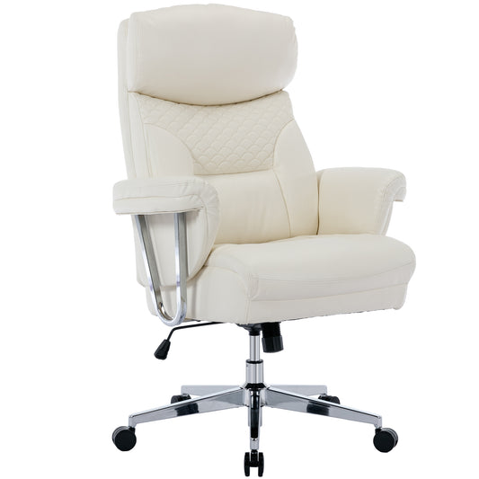 Executive Office Chair 300lbs-Ergonomic Leather
