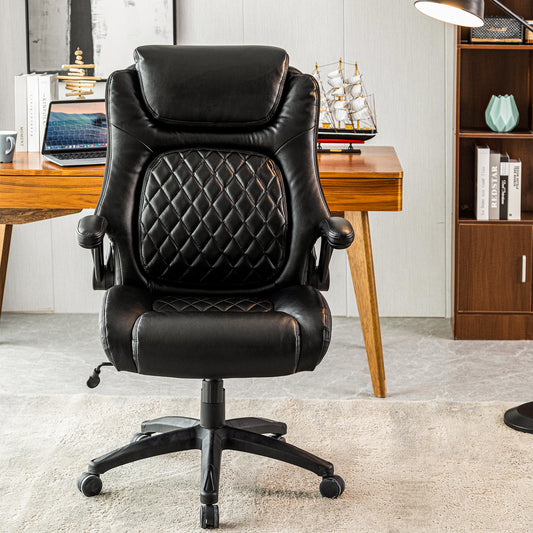Ergonomic Leather Office Chair Executive Desk Chair