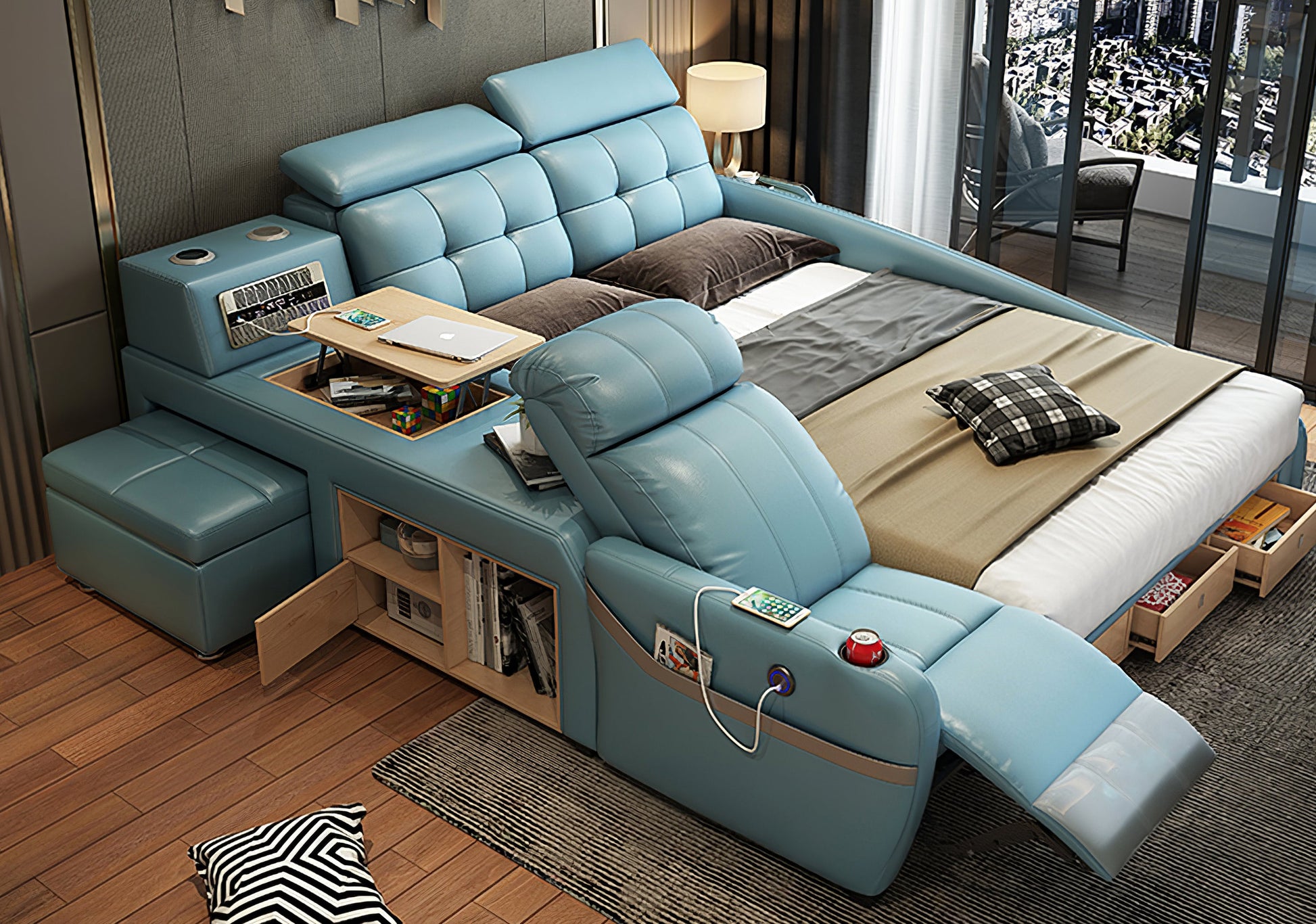 Multifunctional Smart Bed | Futuristic Furniture