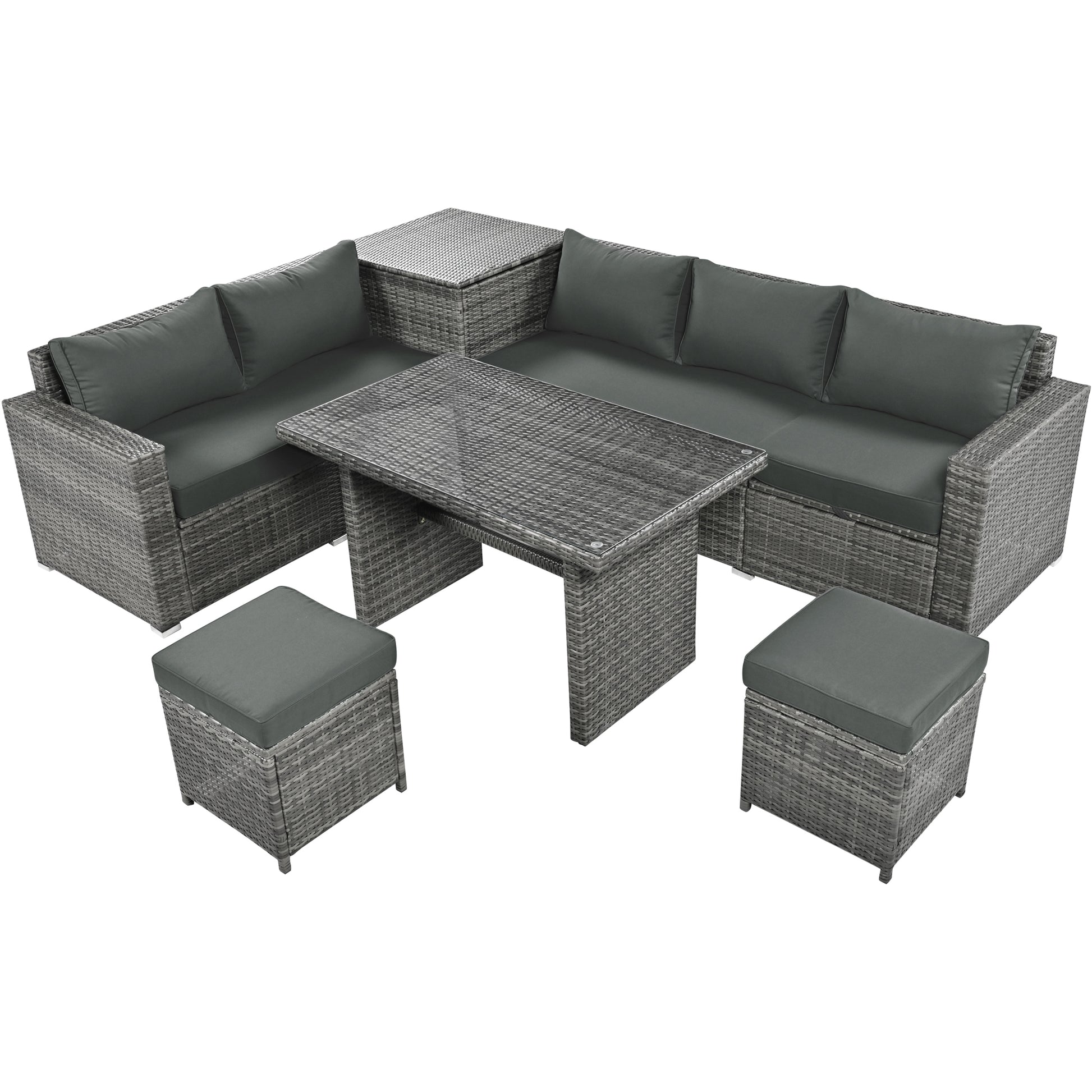 Outdoor 6-Piece All Weather Sofa Set