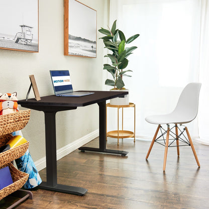 Whole Piece Electric Standing Home Office Desks - Black