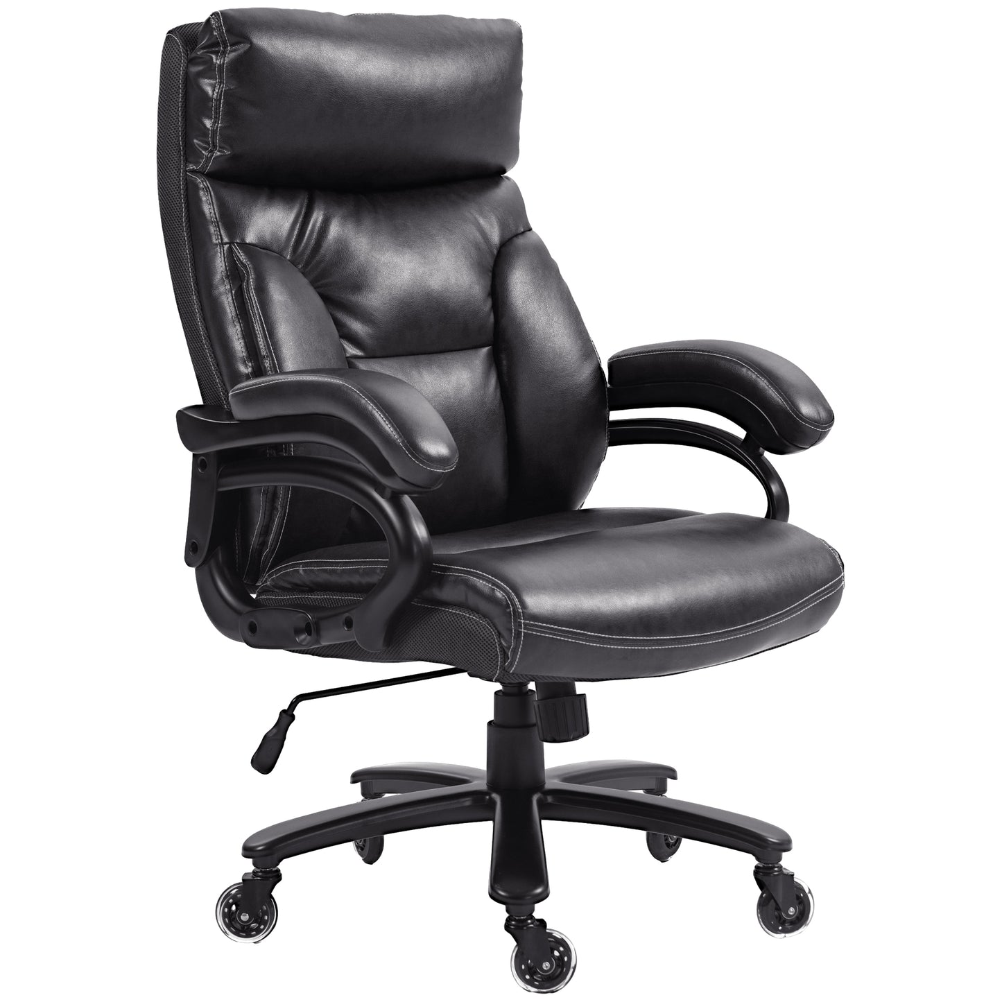 Vinsetto Heavy Duty Leather Office Chair Hold up to 400lb