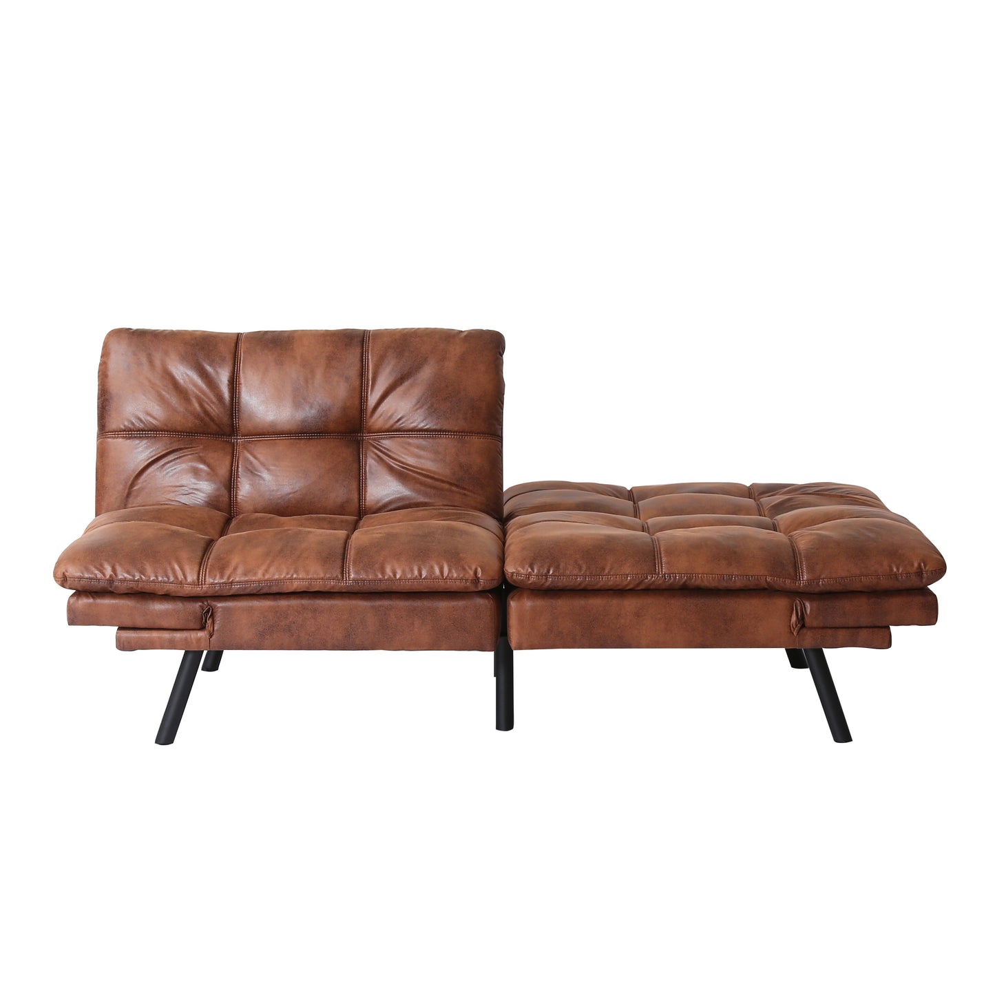 Convertible Futon Couch Bed, Modern Folding Sleeper Sofa