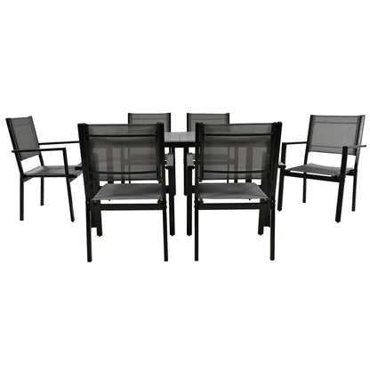 Outdoor Table and Chair Set, Suitable for Patio, Balcony, Backyard.