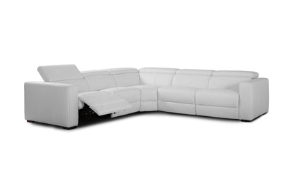 5 pieces Reclining Sectional With Adjustable Headrest