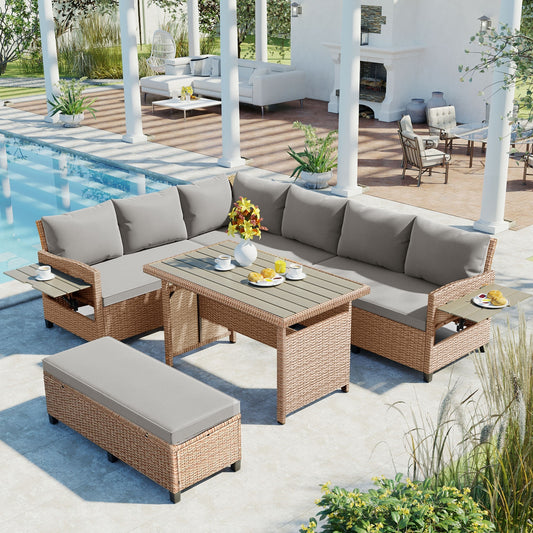 5-Piece Outdoor Patio Sofa Sectional