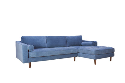 ANDERSON RAF SECTIONAL - DENIM BLUE