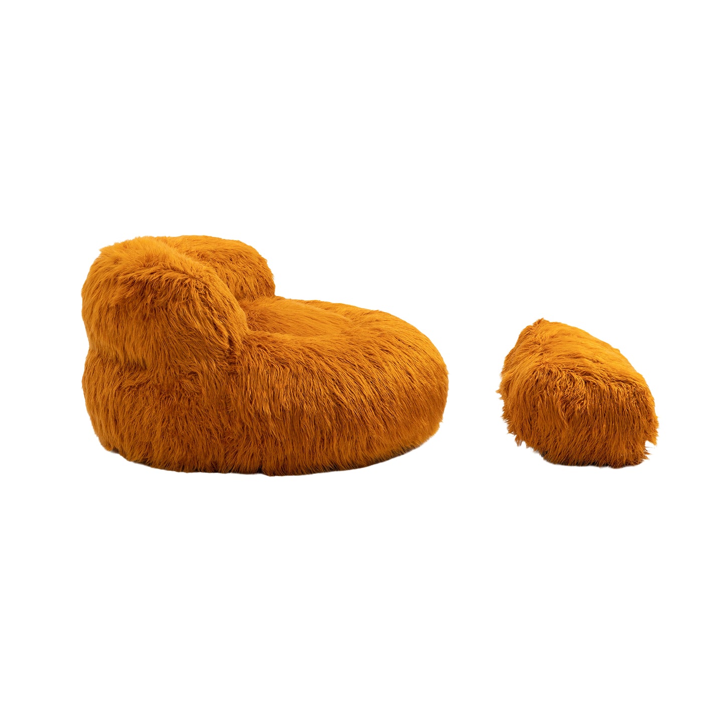 COOLMORE Bean Bag Chair Faux Fur Lazy Sofa