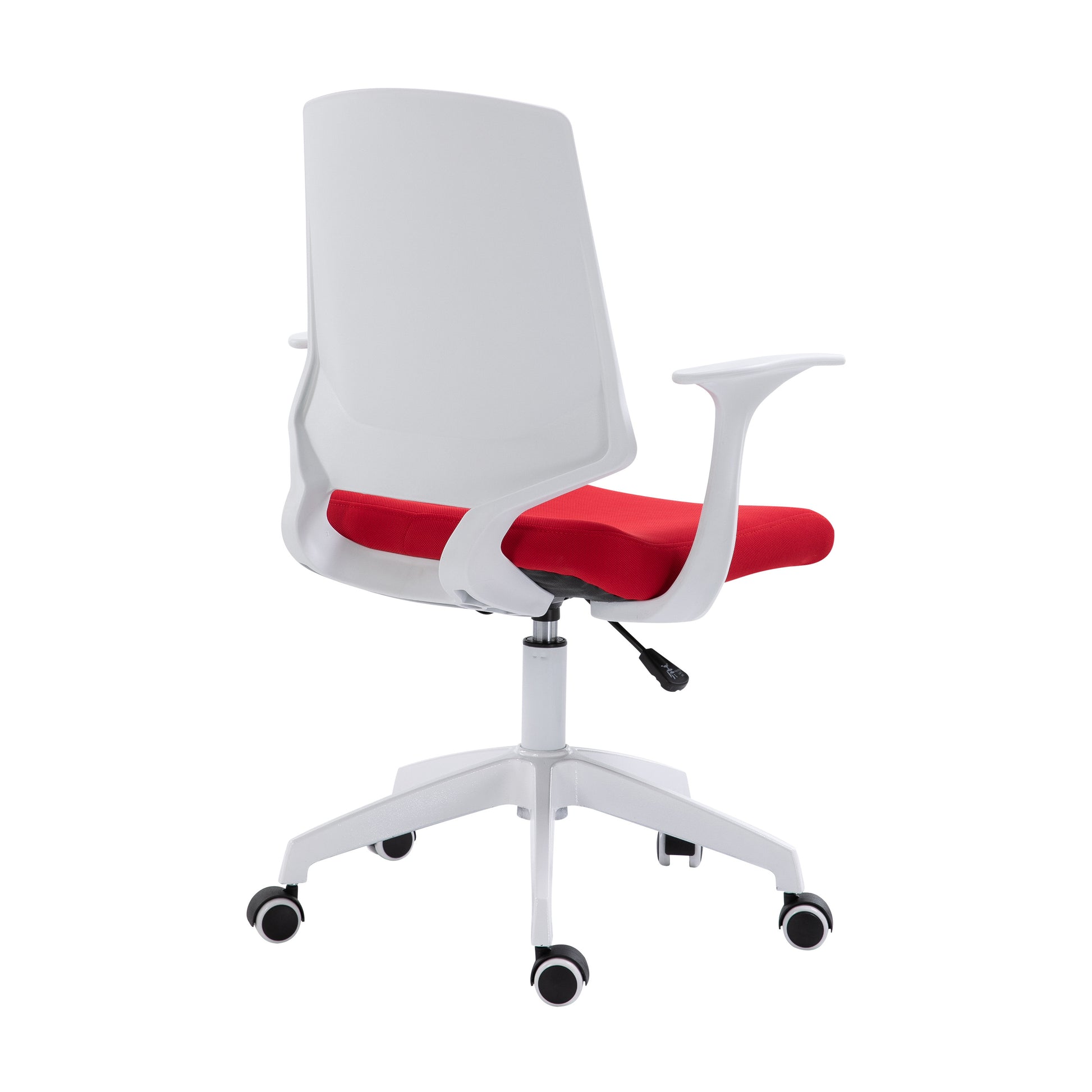 Techni Mobili Height Adjustable Mid Back Office Chair, Red