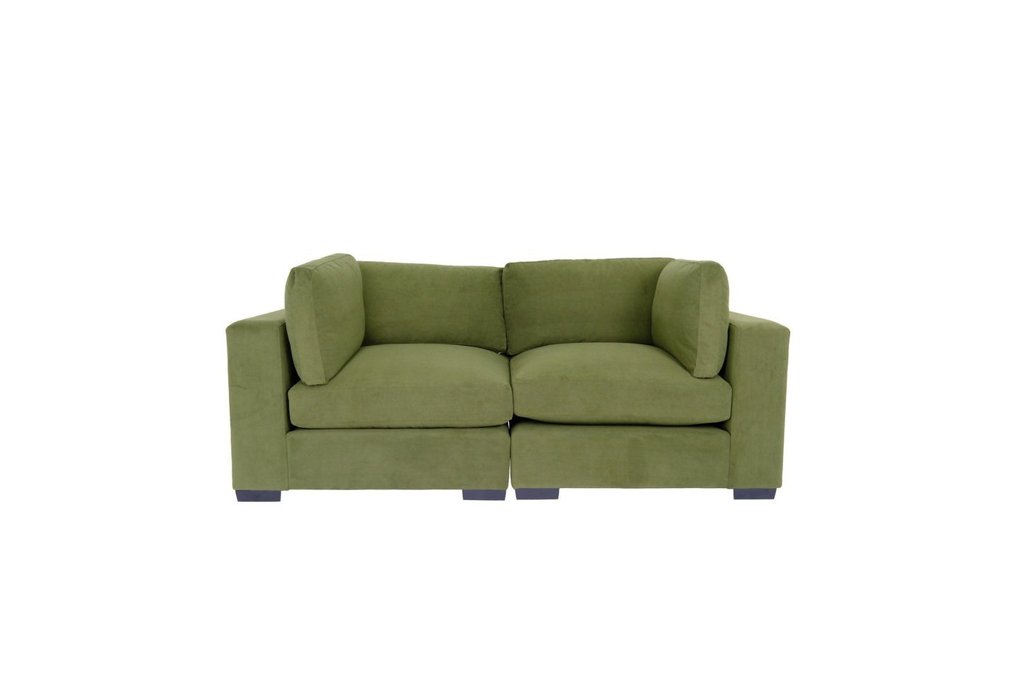 Forest Green Sofa: Modern 3-Seater for Living Room, Bedroom, Office