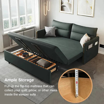 Convertible Sleeper Sofa Bed with Storage