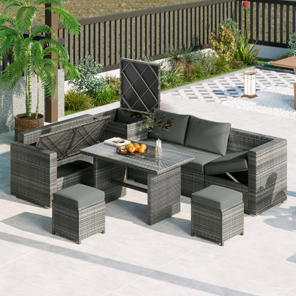 Outdoor 6-Piece All Weather Sofa Set