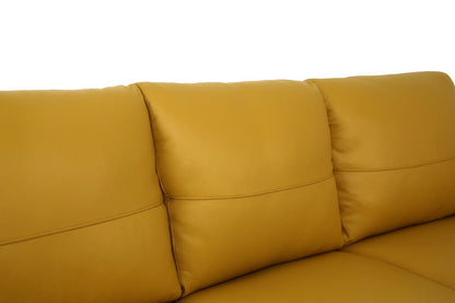 Valeria Sofa, Mustard Leather