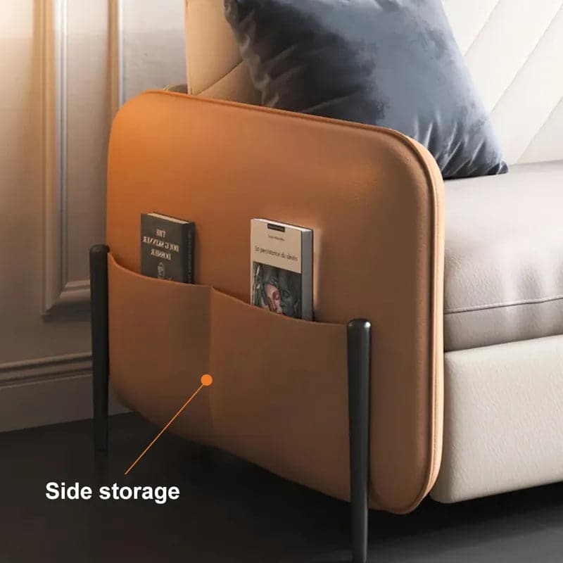 Convertible Sofa Bed with Storage Pocket
