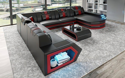 Sectional with LED Lights