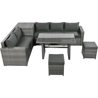 Outdoor 6-Piece All Weather Sofa Set