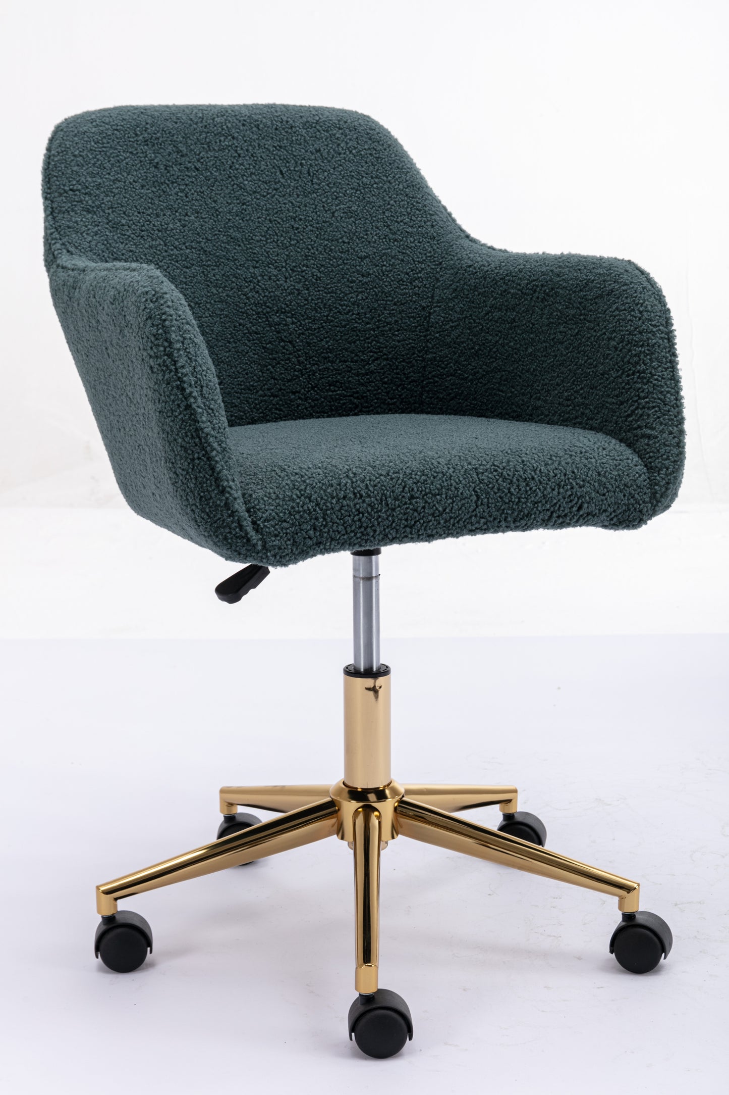 Home Office Chair With Gold Metal Legs