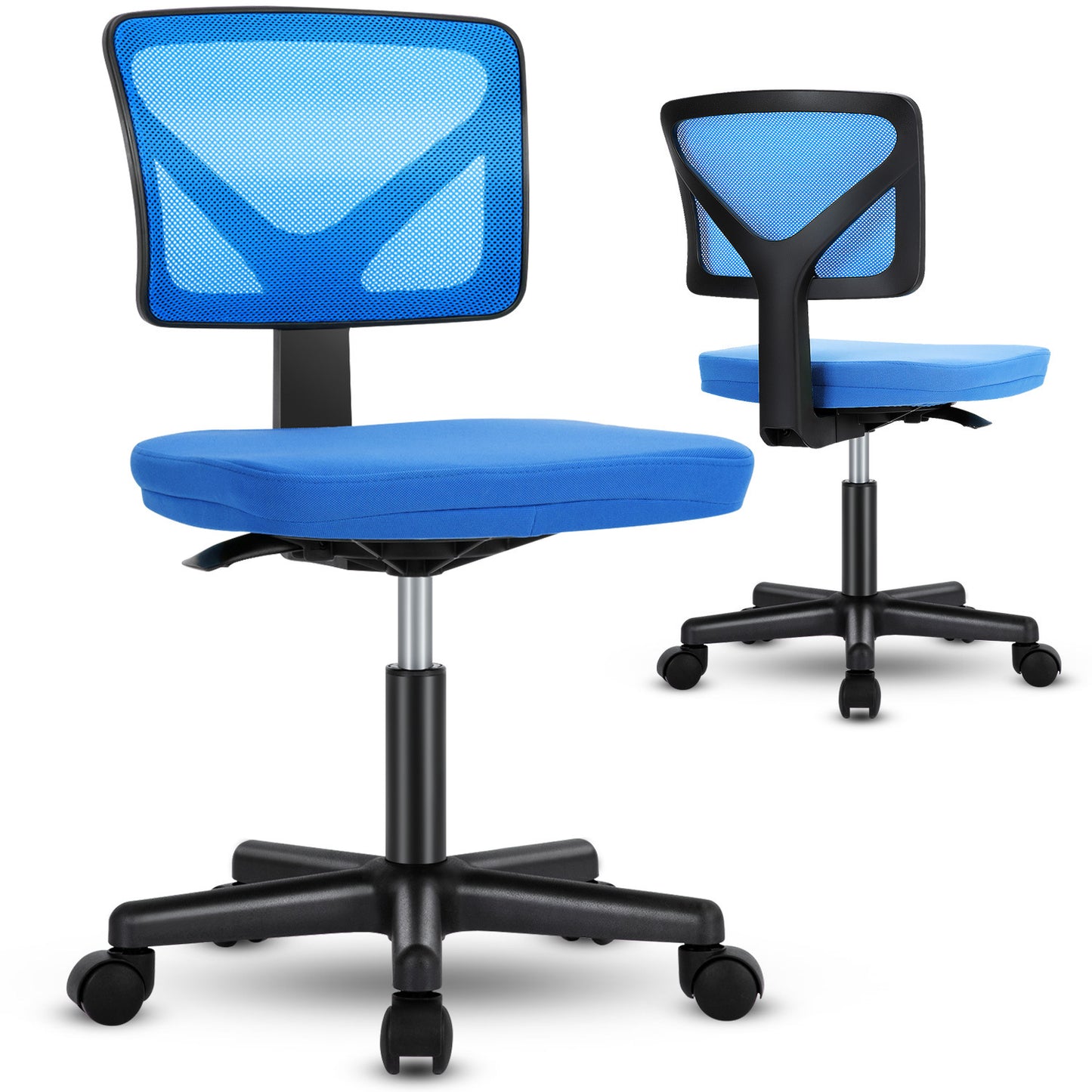 Desk Chair Small Home Office Chair with Lumbar Support