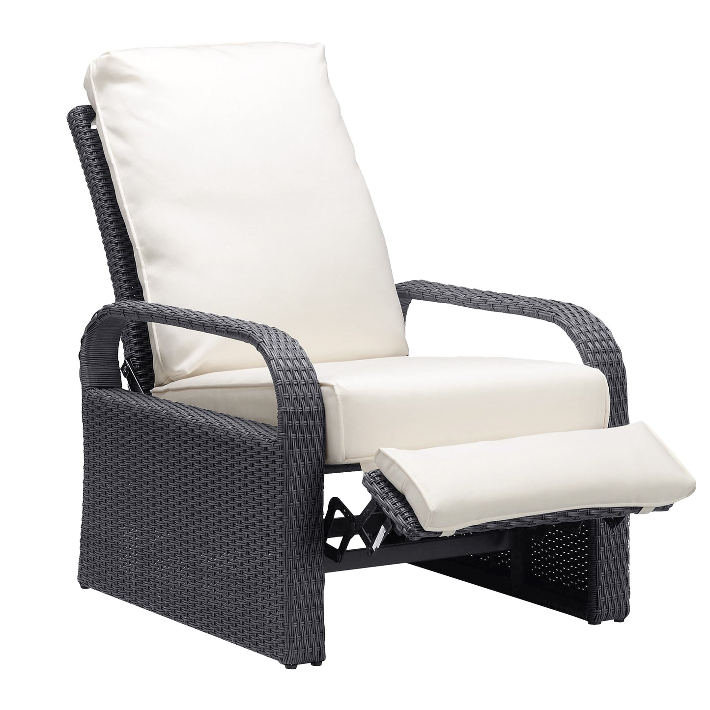 Outdoor Garden Recliner, Automatic Adjustable All Weather