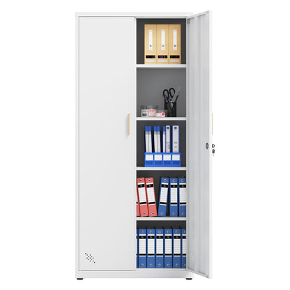 Storage Cabinet 2 Doors 5 Storage Spaces, Home/ Office