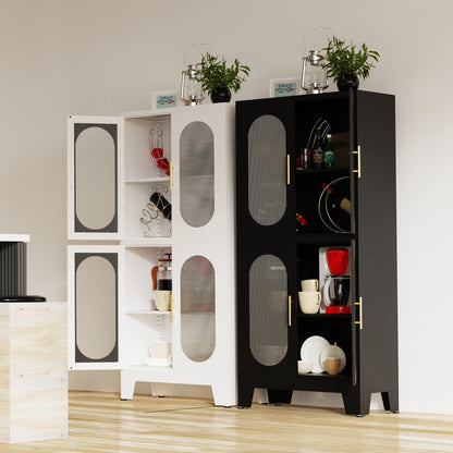 Metal Storage Cabinet, with Doors and Shelves