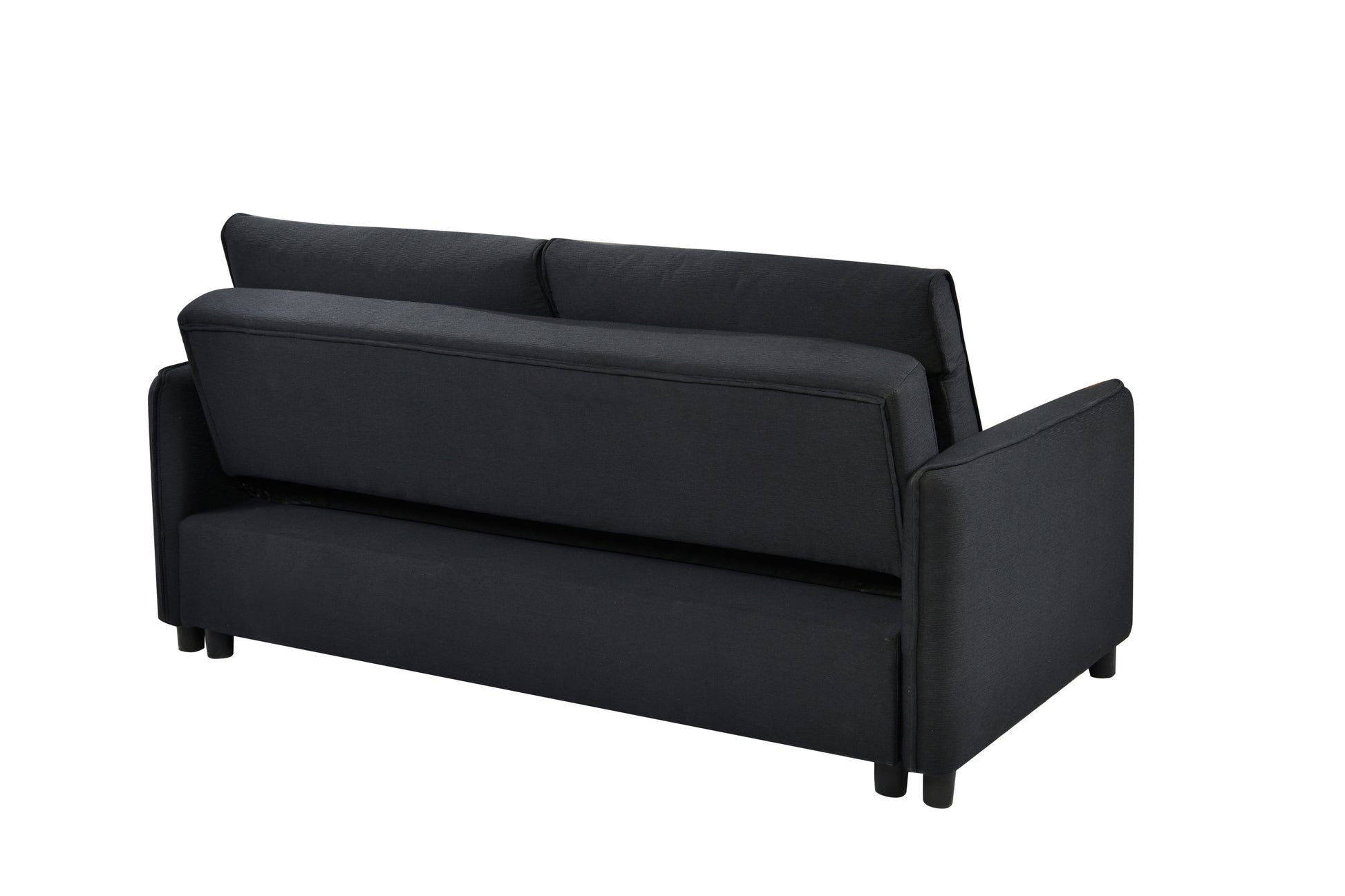 Loveseat Futon: 3-in-1 Sleeper Sofa Bed, Reclining Back