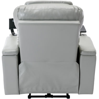 Power Recliner with USB Port, Storage, Cup Holder, Stereo