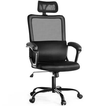 Ergonomic Office Chair Gaming Desk, Lumbar Support